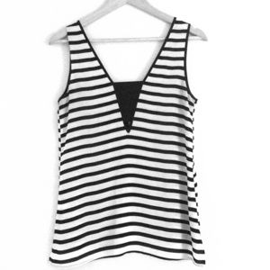 Black and White Tank